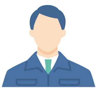 男性管理職のイラスト